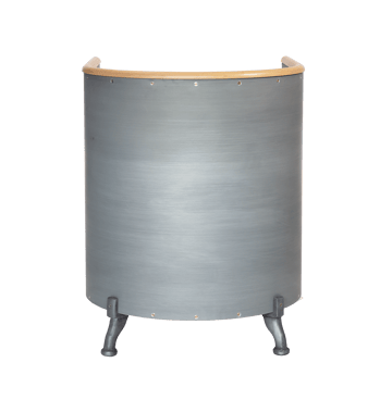 Aluminium Etch poltrona - Tärnsjö natural-etch alumínio-bétula - Källemo