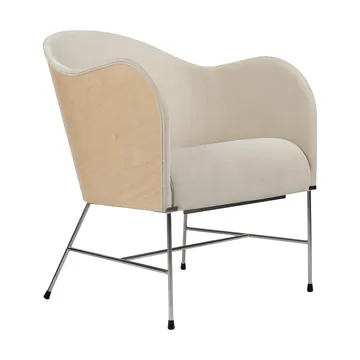 El Novillero poltrona - Couro Nubuck 501-estrutura cromada mate - Källemo