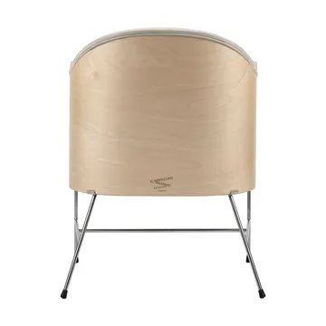 El Novillero poltrona - Couro Nubuck 501-estrutura cromada mate - Källemo