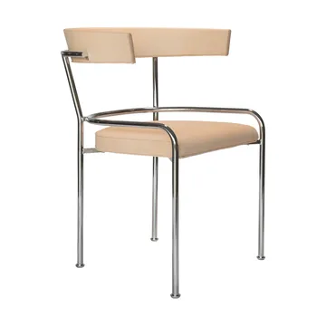 GA-1 cadeira com braços - Elmo Vegeta couro-cromado - Källemo