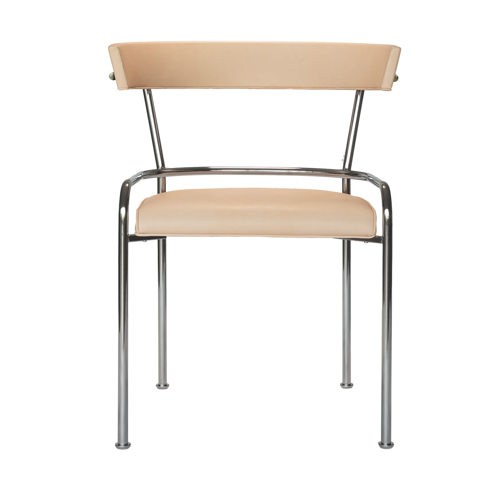 GA-1 cadeira com braços, Elmo Vegeta couro-cromado Källemo