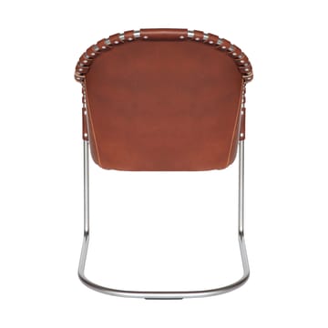 Ingo V.I.P poltrona - Couro marrom vintage – cromado matte - Källemo