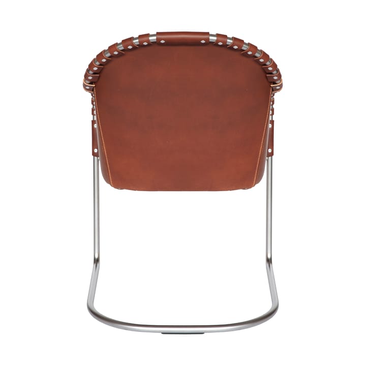 Ingo V.I.P poltrona, Couro marrom vintage – cromado matte Källemo