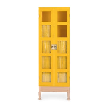 National Geographic estante para livros - Base de caixa-amarela-latão - Källemo