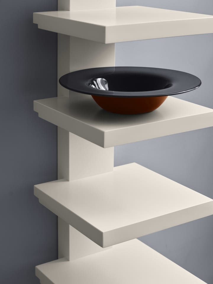 Pilaster prateleira de parede, Branco ovo alto brilho Källemo