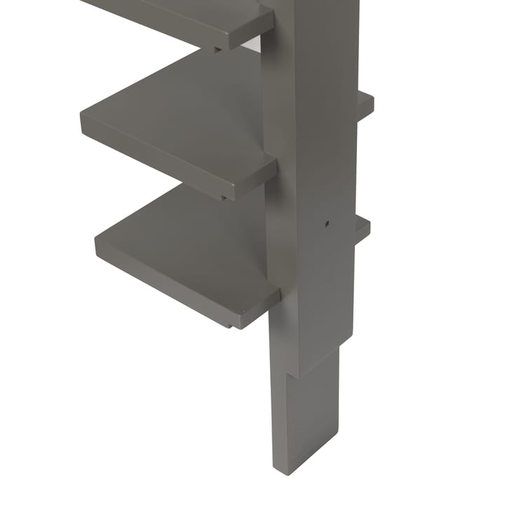 Pilaster prateleira de parede, Cinza envernizado Källemo