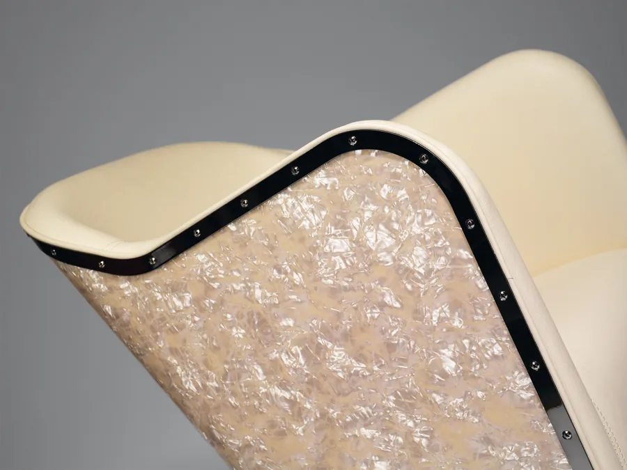 Star poltrona, Wild nature 8695 ferrugem-cromado suporte Källemo