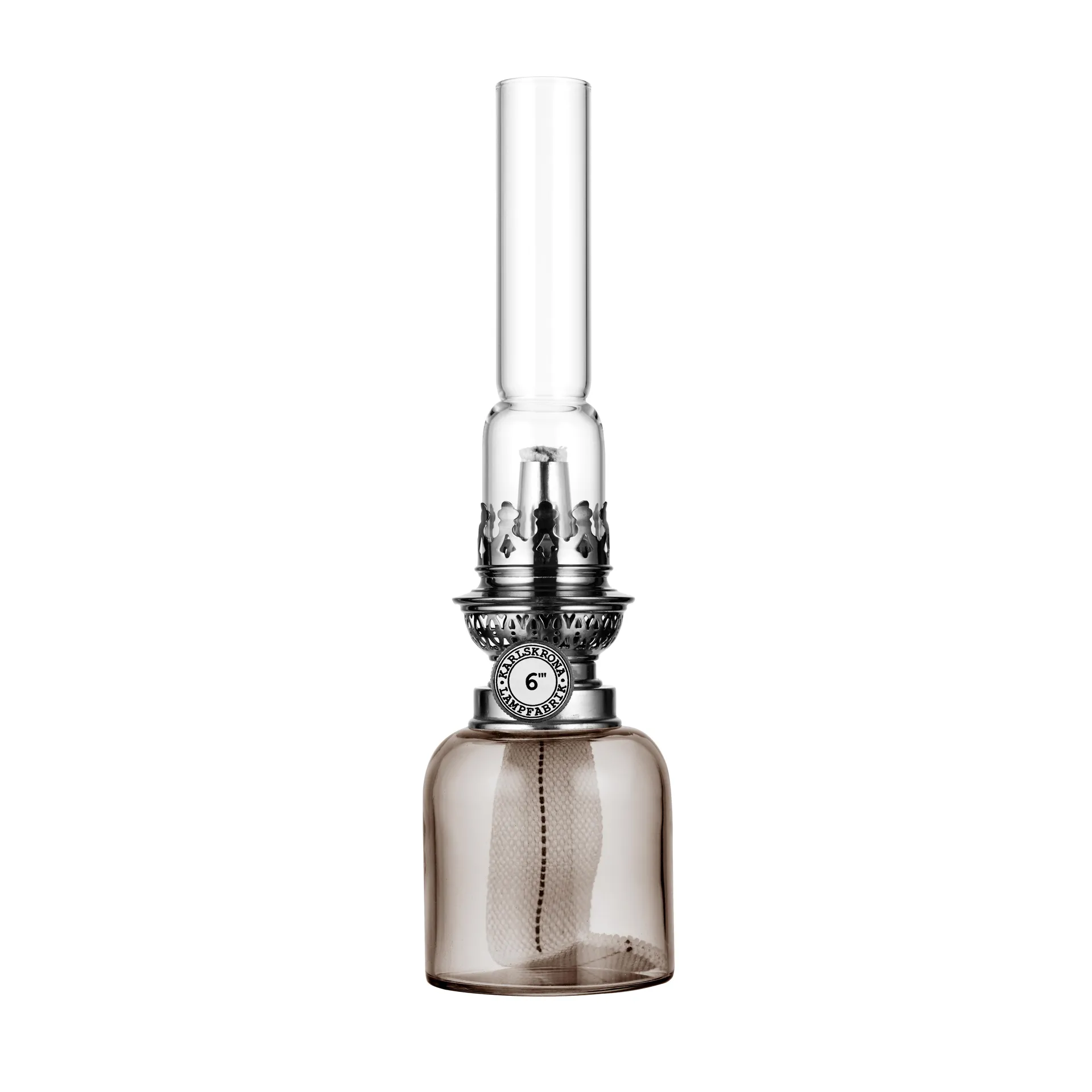 Candeeiro de parafina Koholmen , cor de fumo Karlskrona Lampfabrik