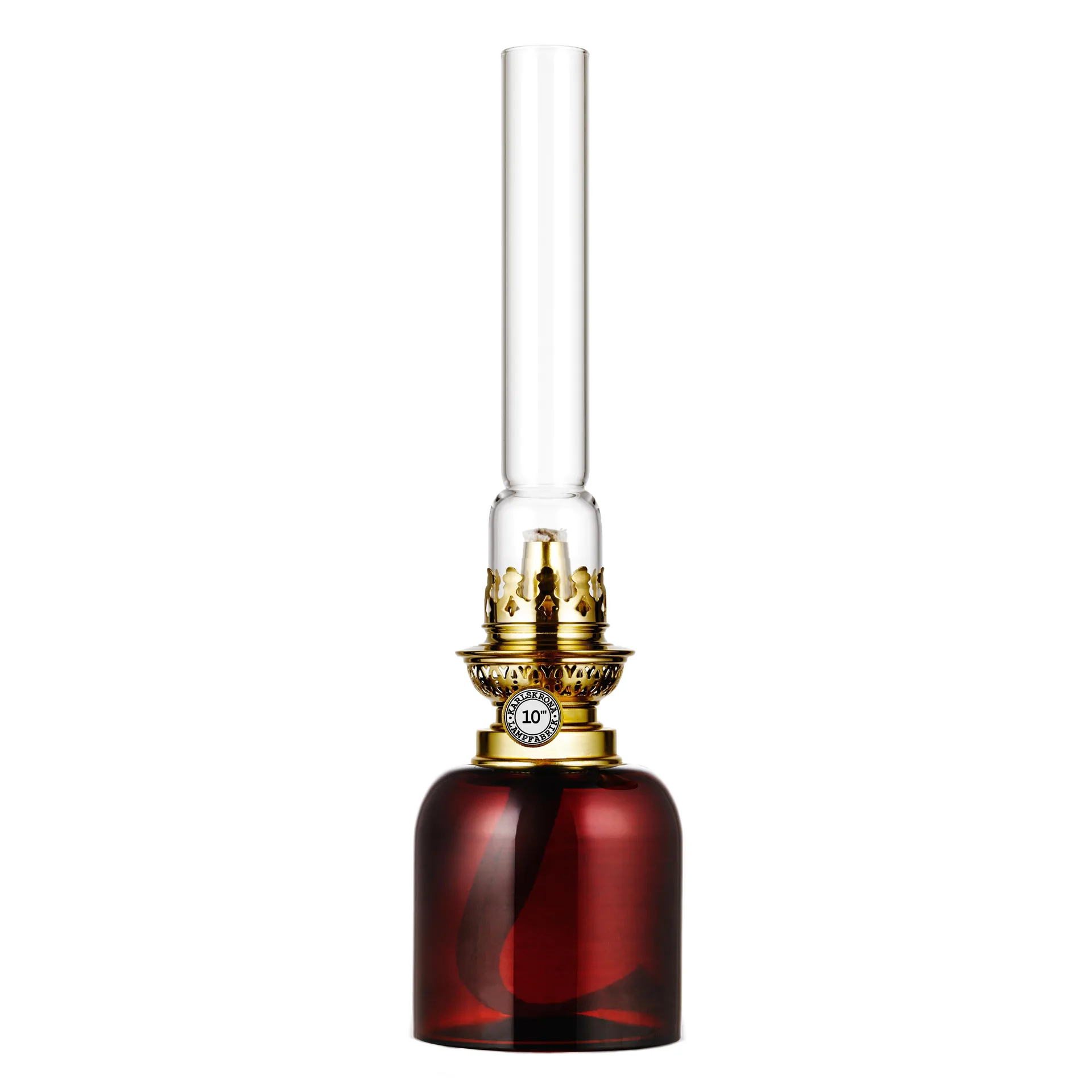 Candeeiro de parafina Skeppsholmen, brown Karlskrona Lampfabrik