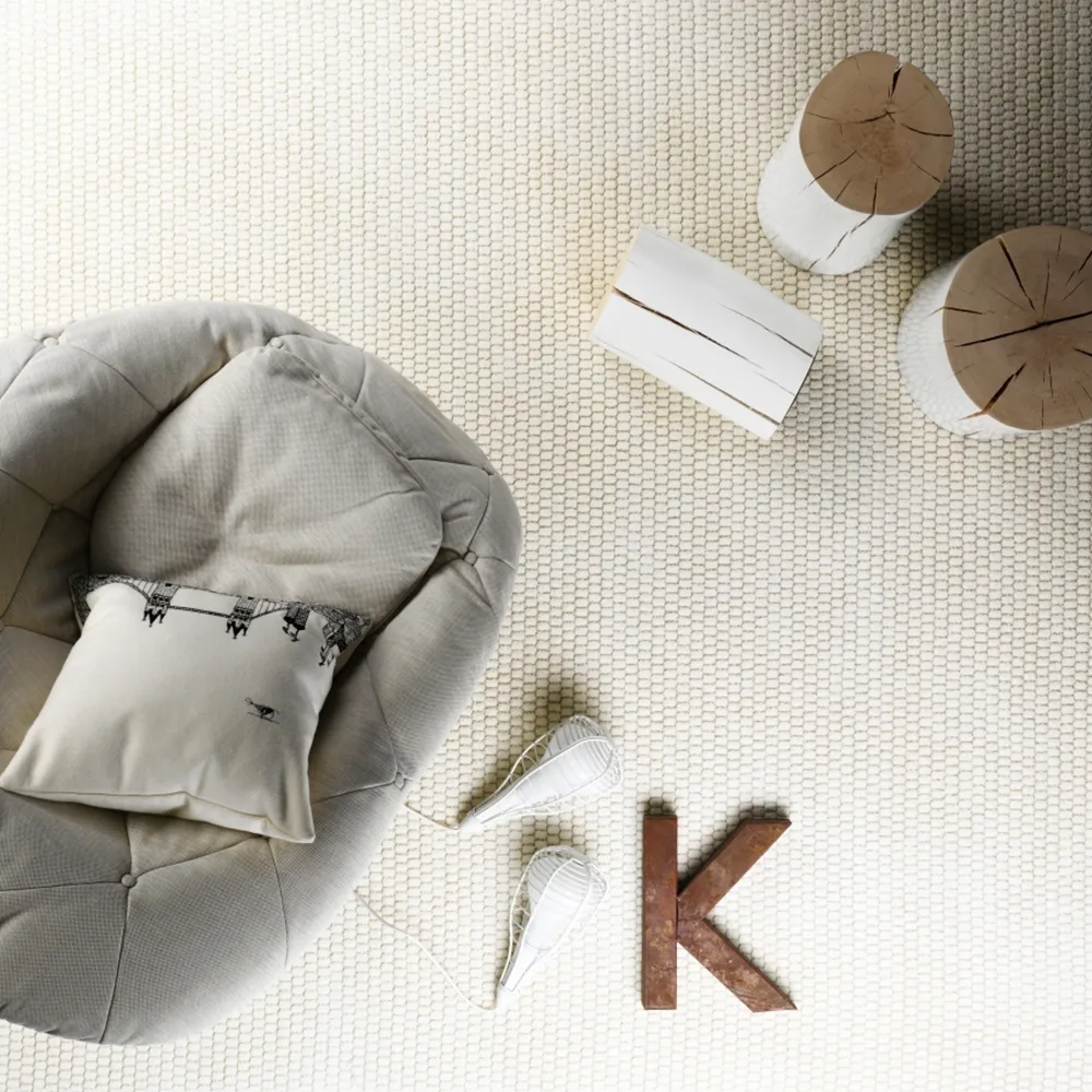 Tapete Doris, Branco pearl 200x300 cm Kasthall