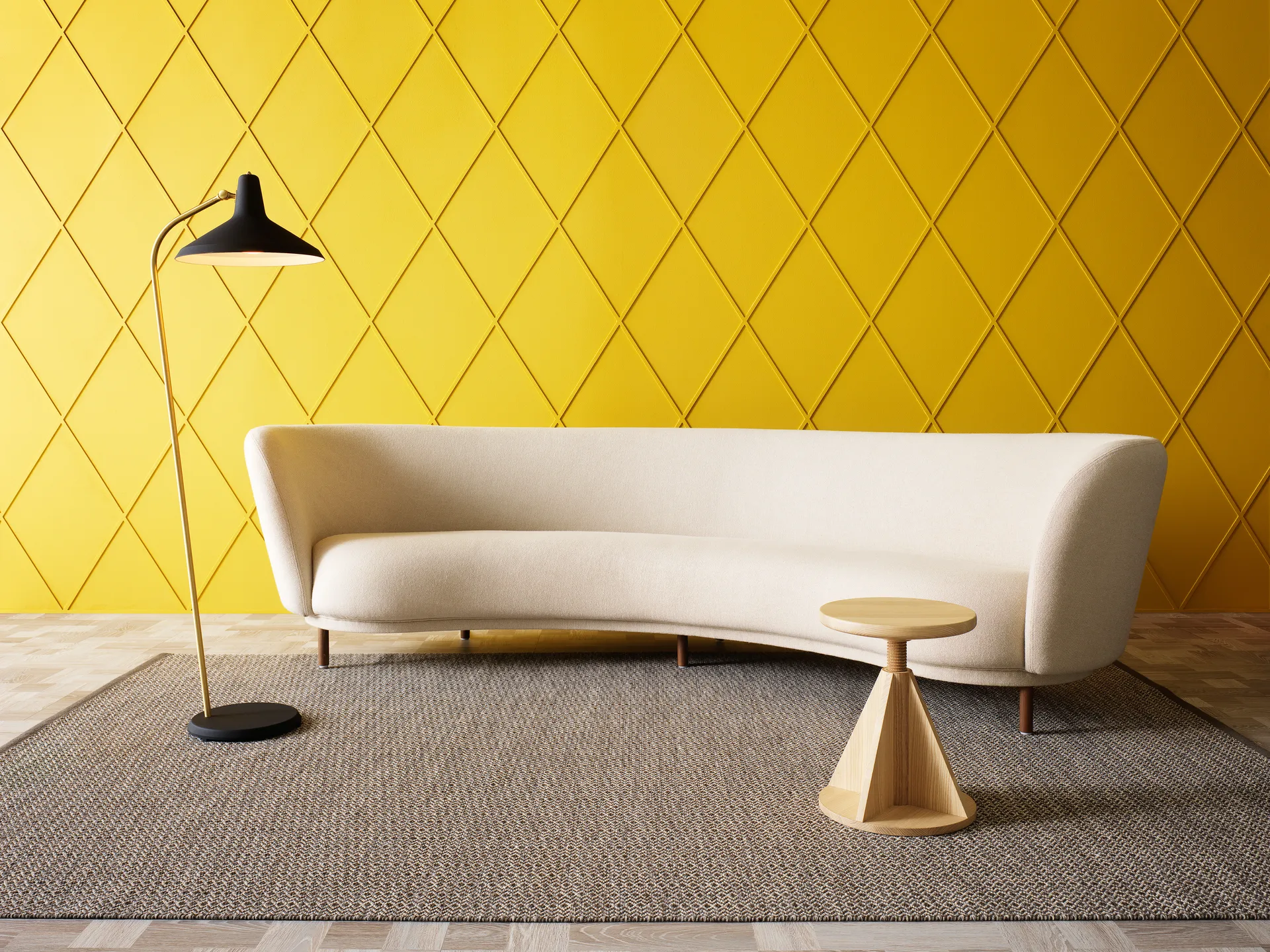 Tapete Ingrid Icon 160x240 cm, Castanho-Cinzento Kasthall