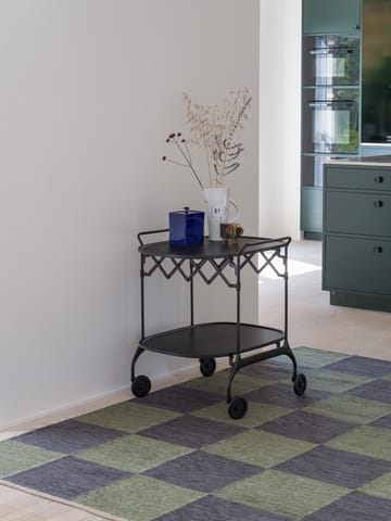 Allium Fox Trott tapete - Verde escuro, 200x300 cm - Kateha