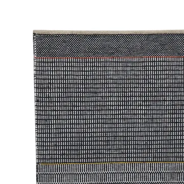 Carpete de lã Tribulus One 80x250 cm - Black/white/red/yellow - Kateha