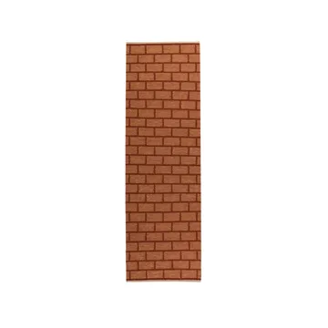 Tapete Brick - Ferrugem, 80x250 cm  - Kateha