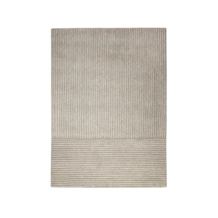 Tapete Dunes Straight - Light grey, 200x300 cm - Kateha