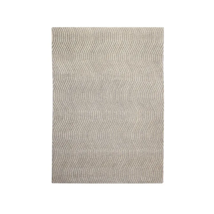 Tapete Dunes Wave - Light grey, 200x300 cm - Kateha