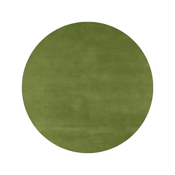 Tapete redondo Sencillo - verde, 220 cm - Kateha