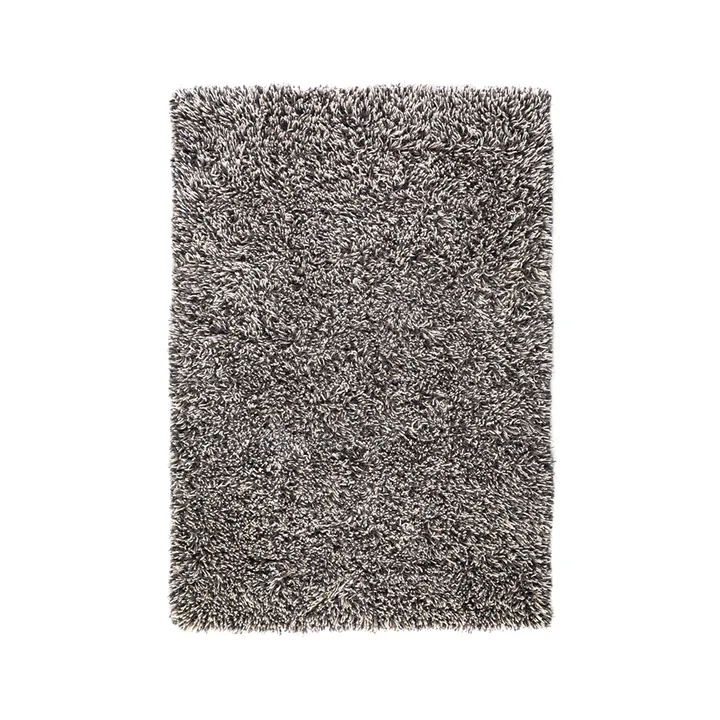 Tapete Shaggy - White/charcoal, 170x240 cm - Kateha