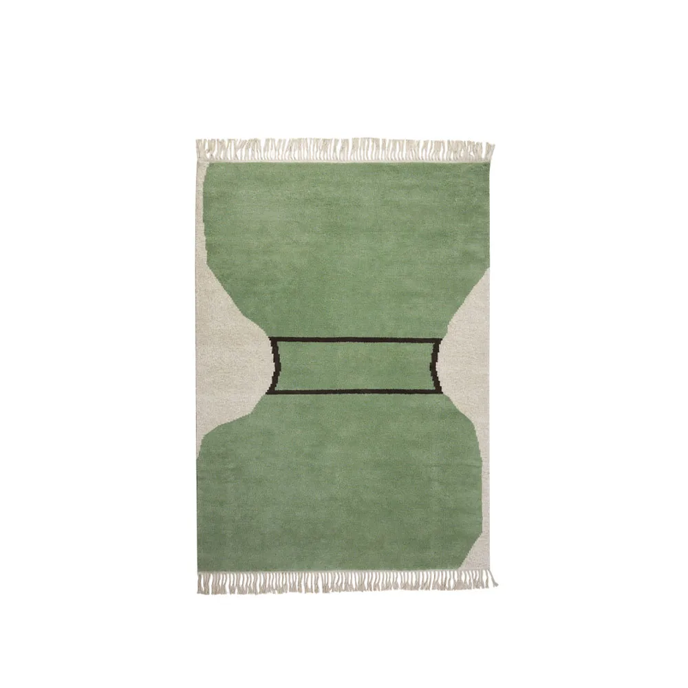Tapete Silhouette flossa, verde dusty, 170x240 cm  Kateha