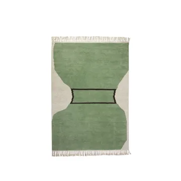 Tapete Silhouette flossa - verde dusty, 170x240 cm  - Kateha