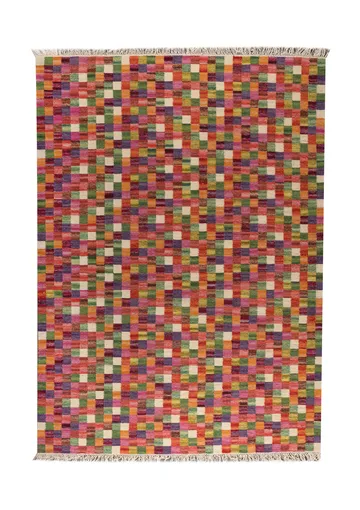 Tapete tecido à mão Small box, multi - 240x170 cm - Kateha