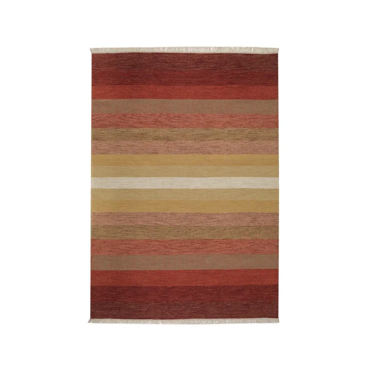 Tapete Tofta Wave - Red, 170x240 cm - Kateha