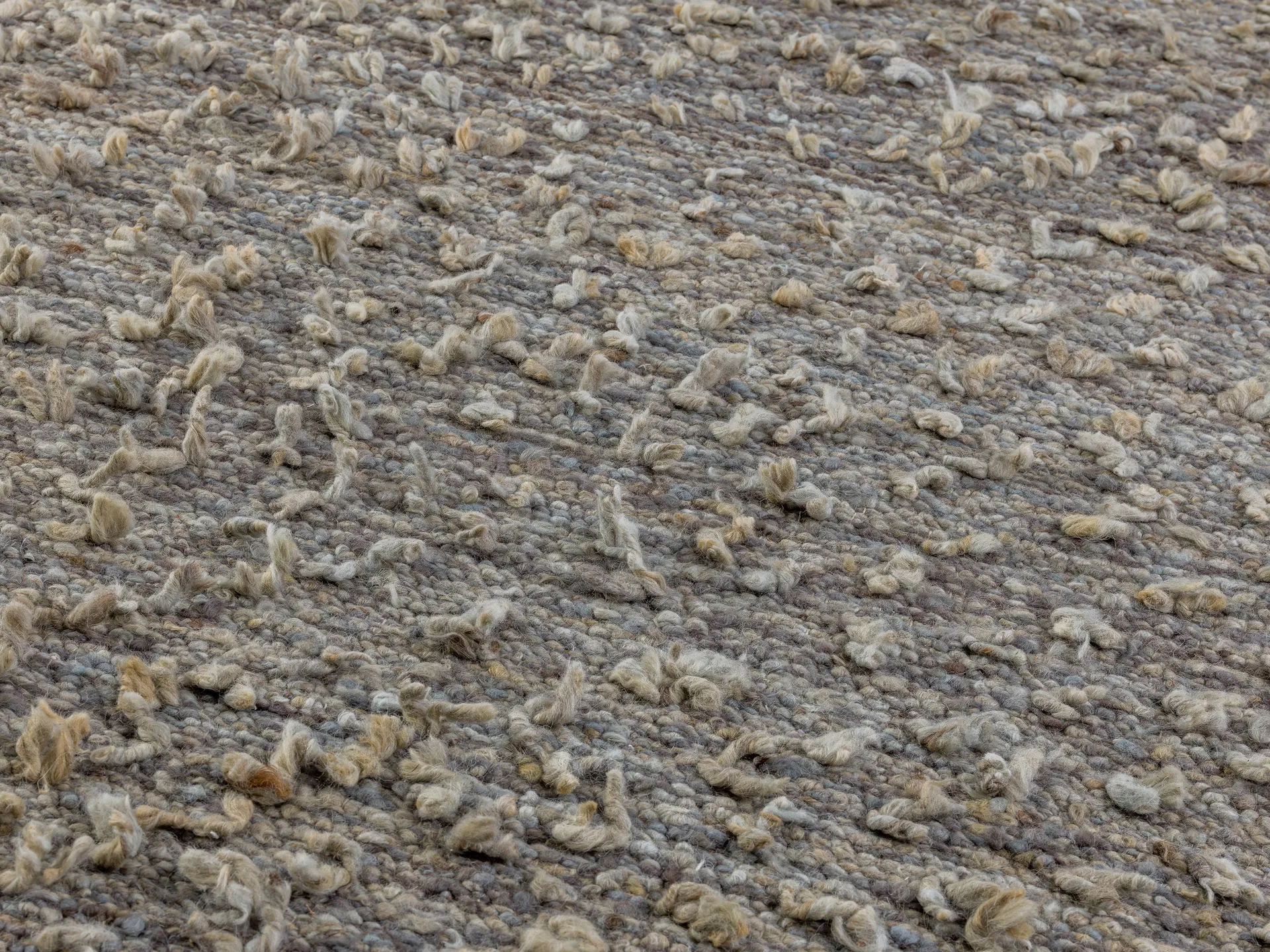 Tapete Woolly , Cinza claro 200x300 cm Kateha