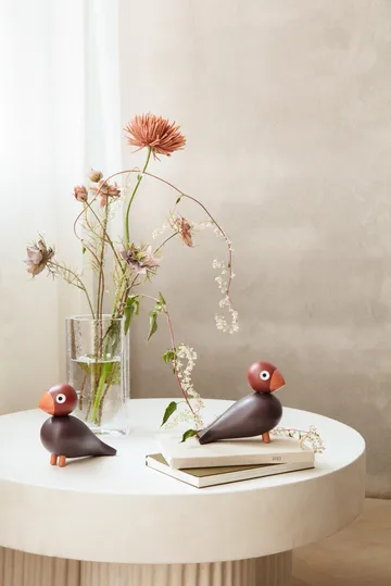 Ave Kay Bojesen Year Bird 2022 Poppy - Vermelho vinho - Kay Bojesen Denmark