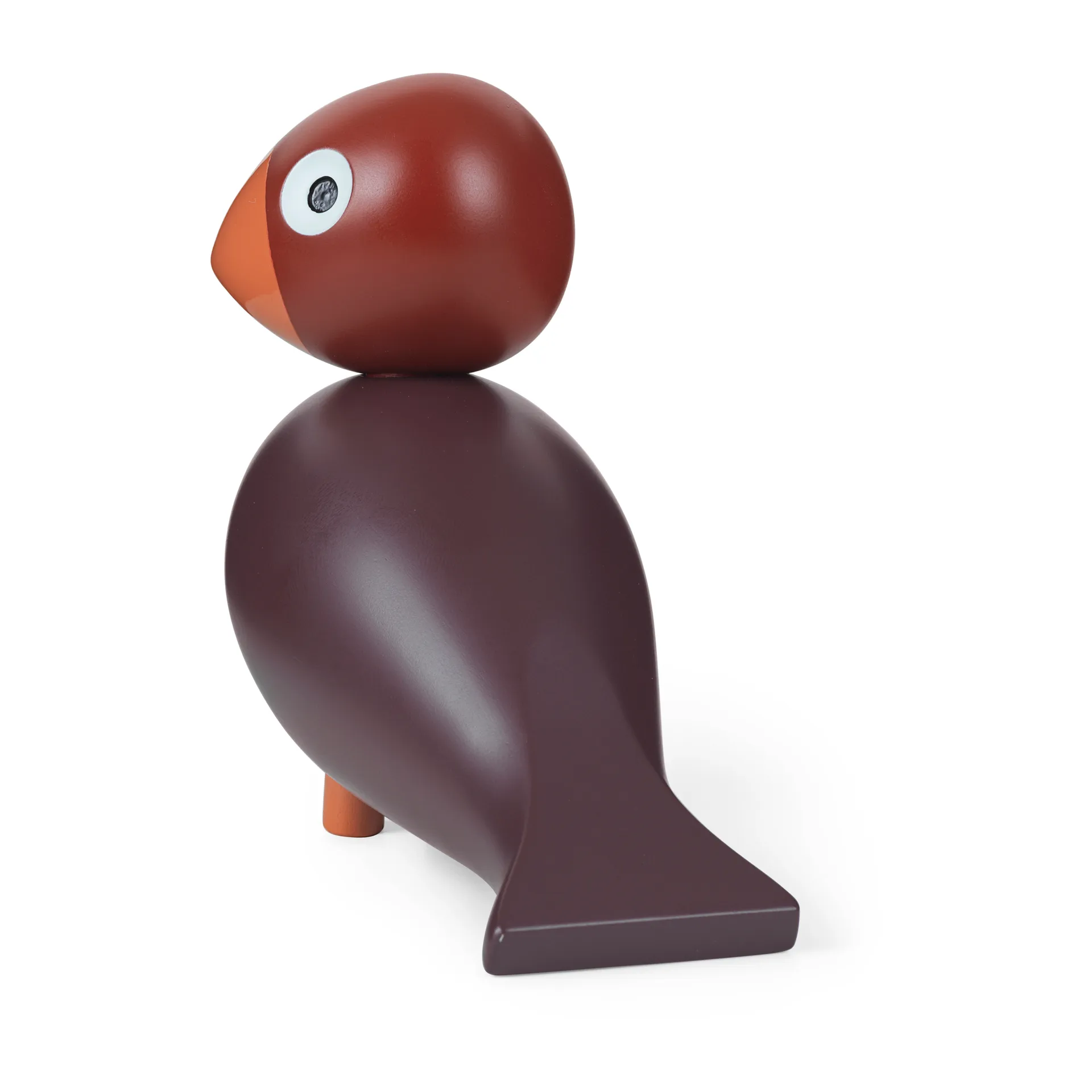 Ave Kay Bojesen Year Bird 2022 Poppy, Vermelho vinho Kay Bojesen Denmark