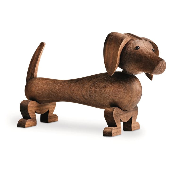 Cão Kay Bojesen 18,5 cm - nogueira - Kay Bojesen Denmark