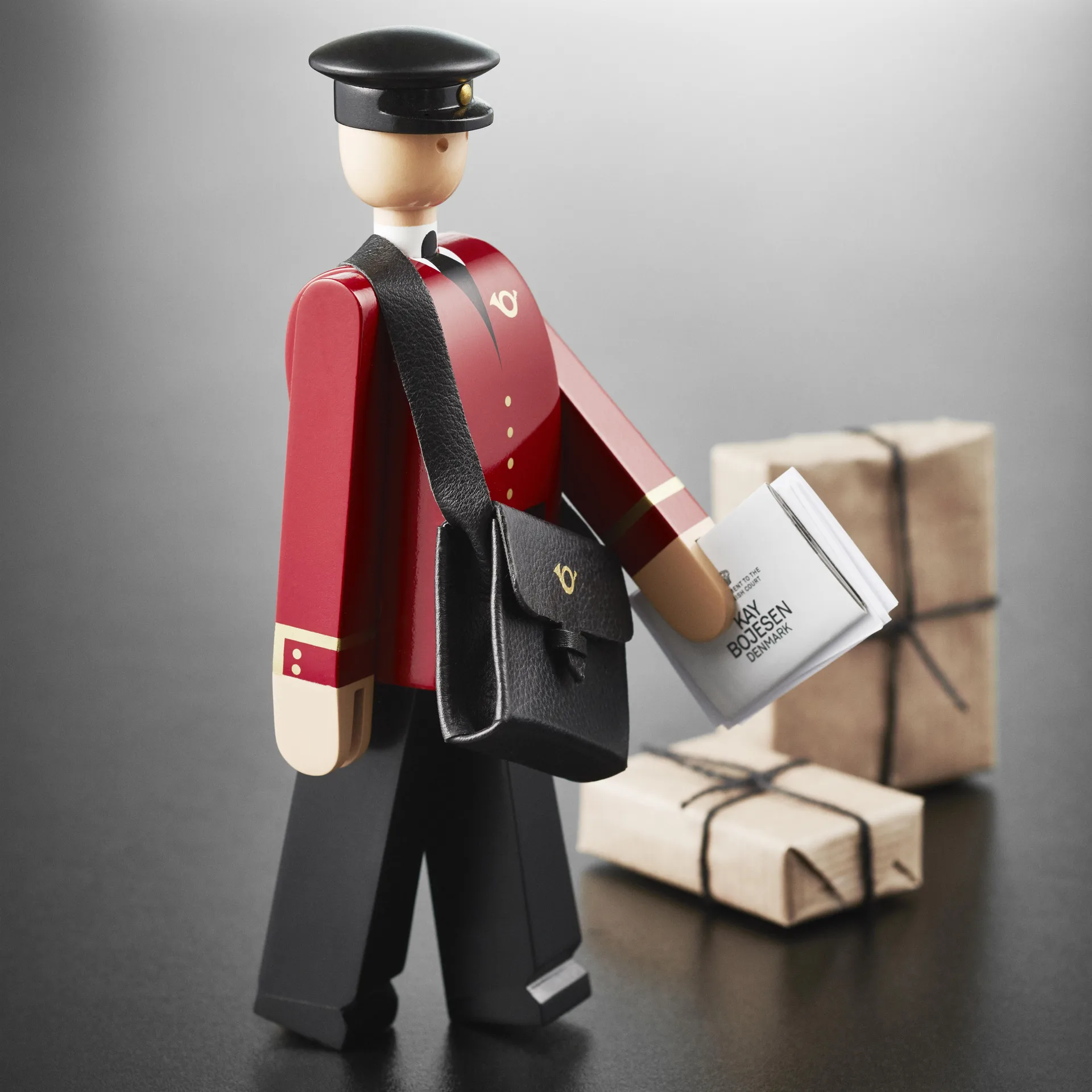 Carteiro Einar Kay Bojesen , vermelho-preto Kay Bojesen Denmark