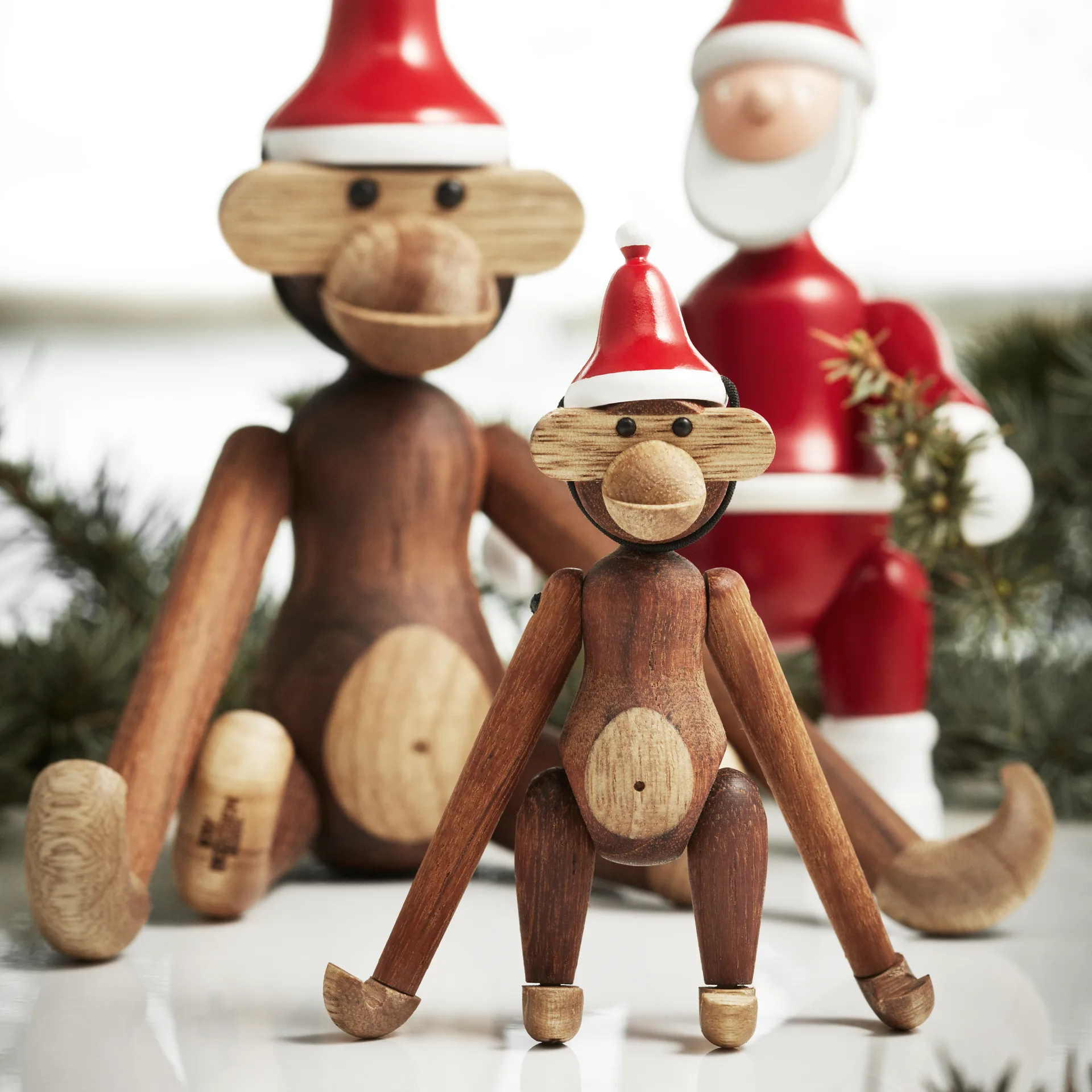 Chapéu de Natal para o macaco mini Kay Bojesen , vermelho Kay Bojesen Denmark