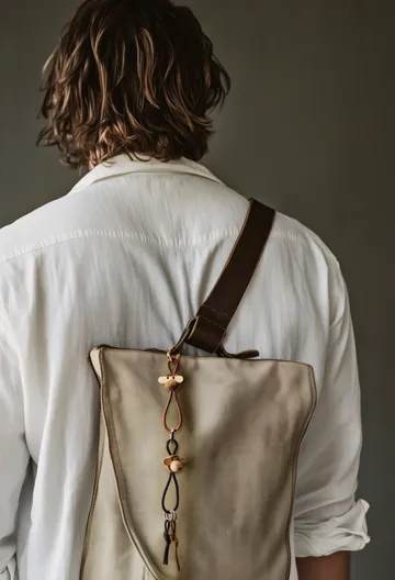 Chaveiro Kaj Bojesen macaco - Teca-limba, couro natural - Kay Bojesen Denmark