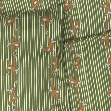 Conjunto de cama macaco Kay Bojesen 70x100 cm - verde - Kay Bojesen Denmark