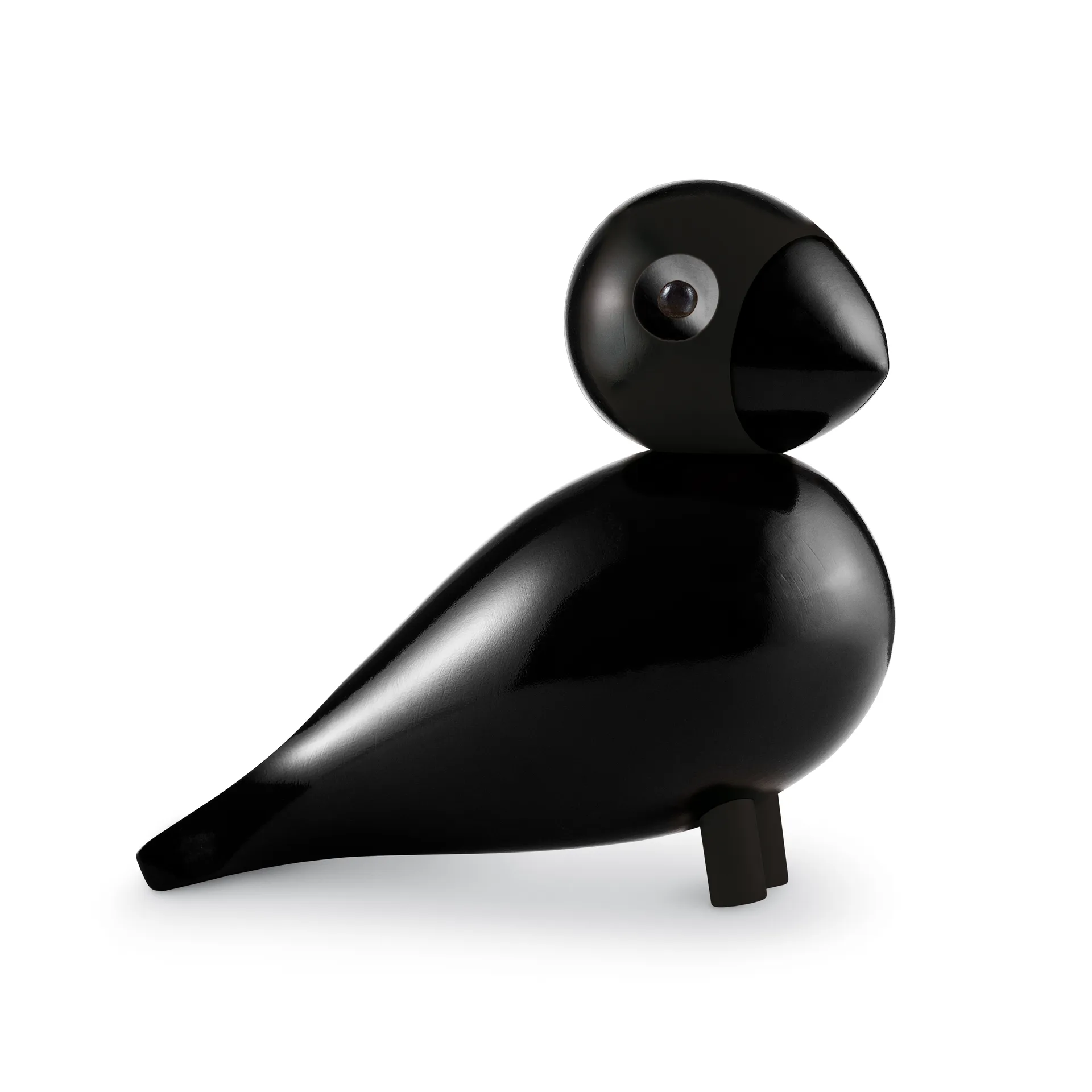 Corvo Kay Bojesen song bird grande, preto Kay Bojesen Denmark