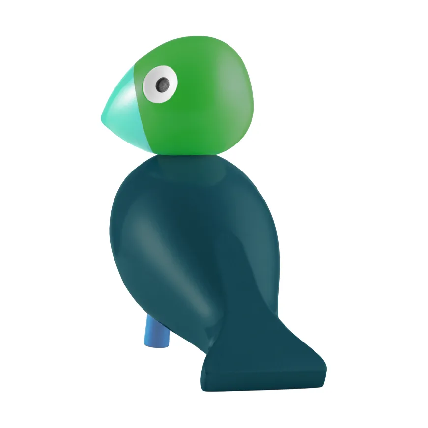 Kaj Bojesen Year Bird 2026 Birk, Verde escuro Kay Bojesen Denmark