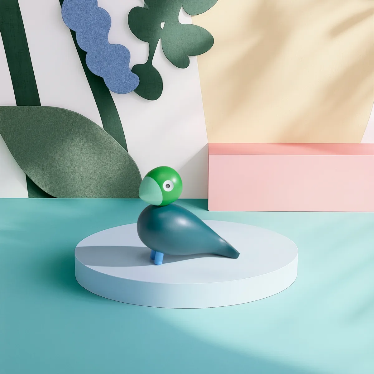 Kaj Bojesen Year Bird 2026 Birk, Verde escuro Kay Bojesen Denmark