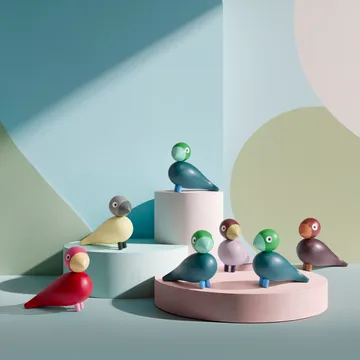 Kaj Bojesen Year Bird 2026 Birk - Verde escuro - Kay Bojesen Denmark