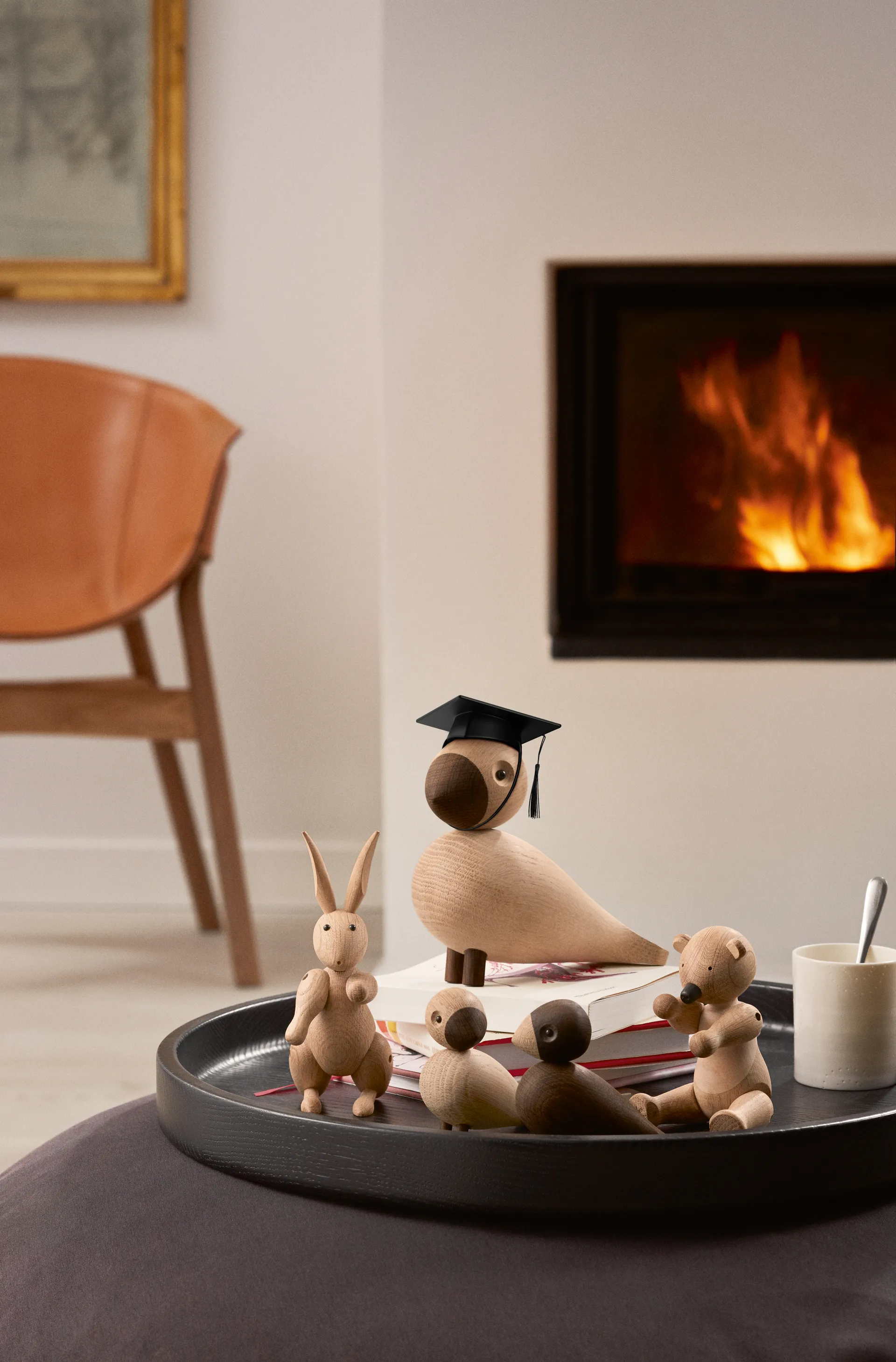 Kay Bojesen chapéu de formatura para, Preto Kay Bojesen Denmark