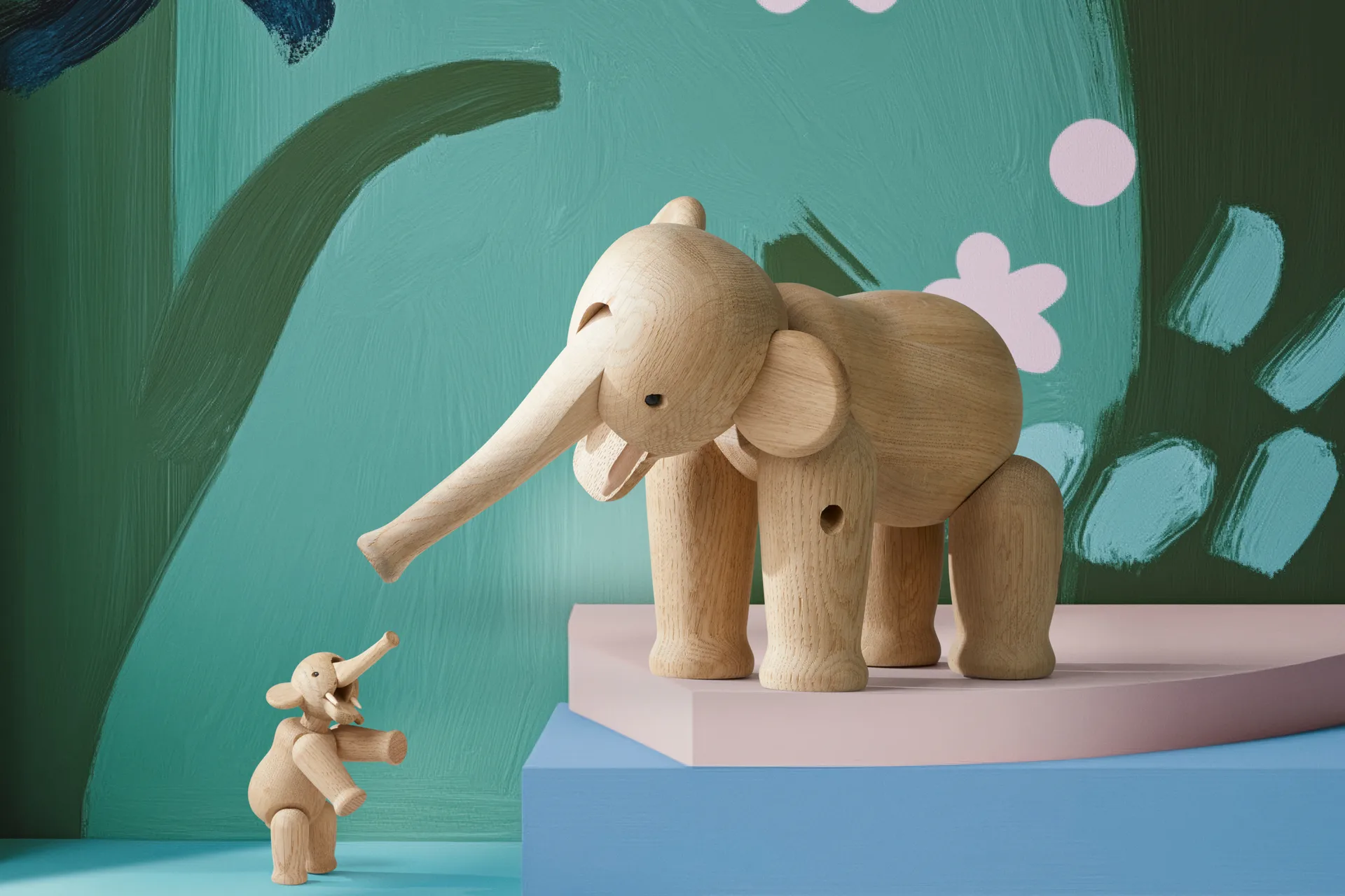 Kay Bojesen elefante grande, Carvalho Kay Bojesen Denmark