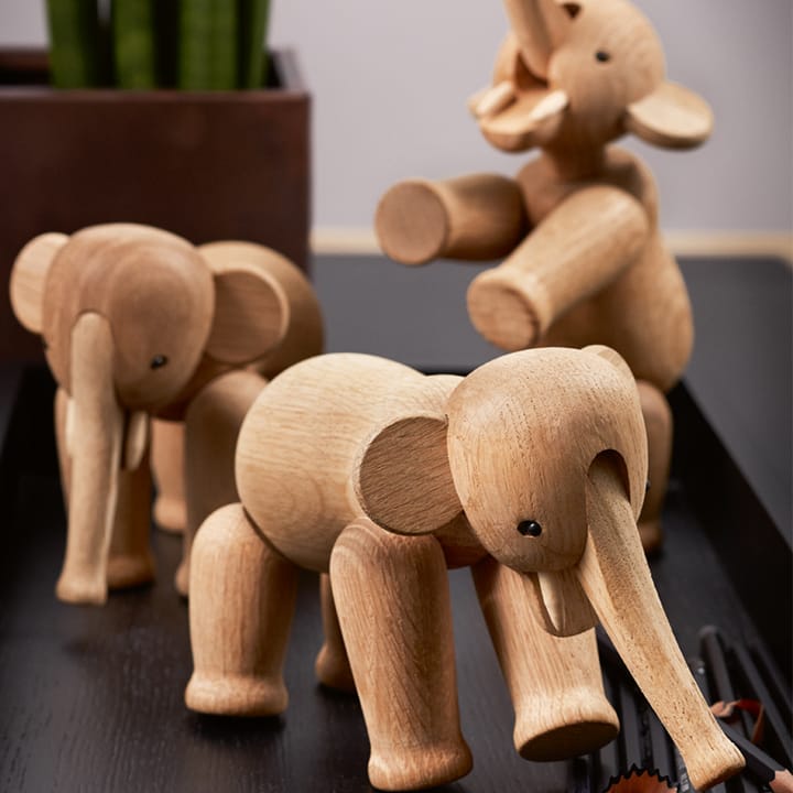Kay Bojesen elefante mini, carvalho Kay Bojesen Denmark