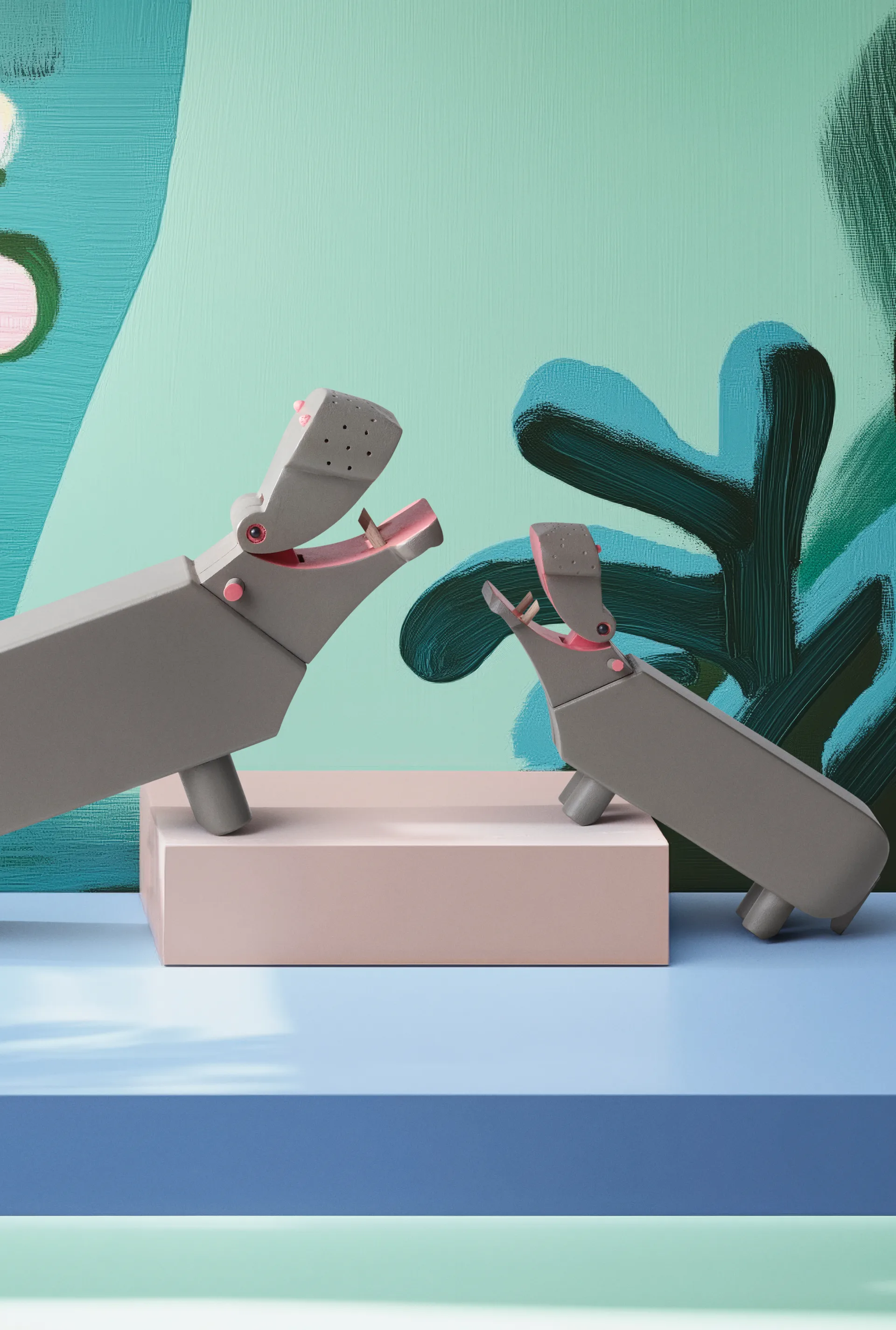 Kay Bojesen hipopótamo liliput, Cinza Kay Bojesen Denmark