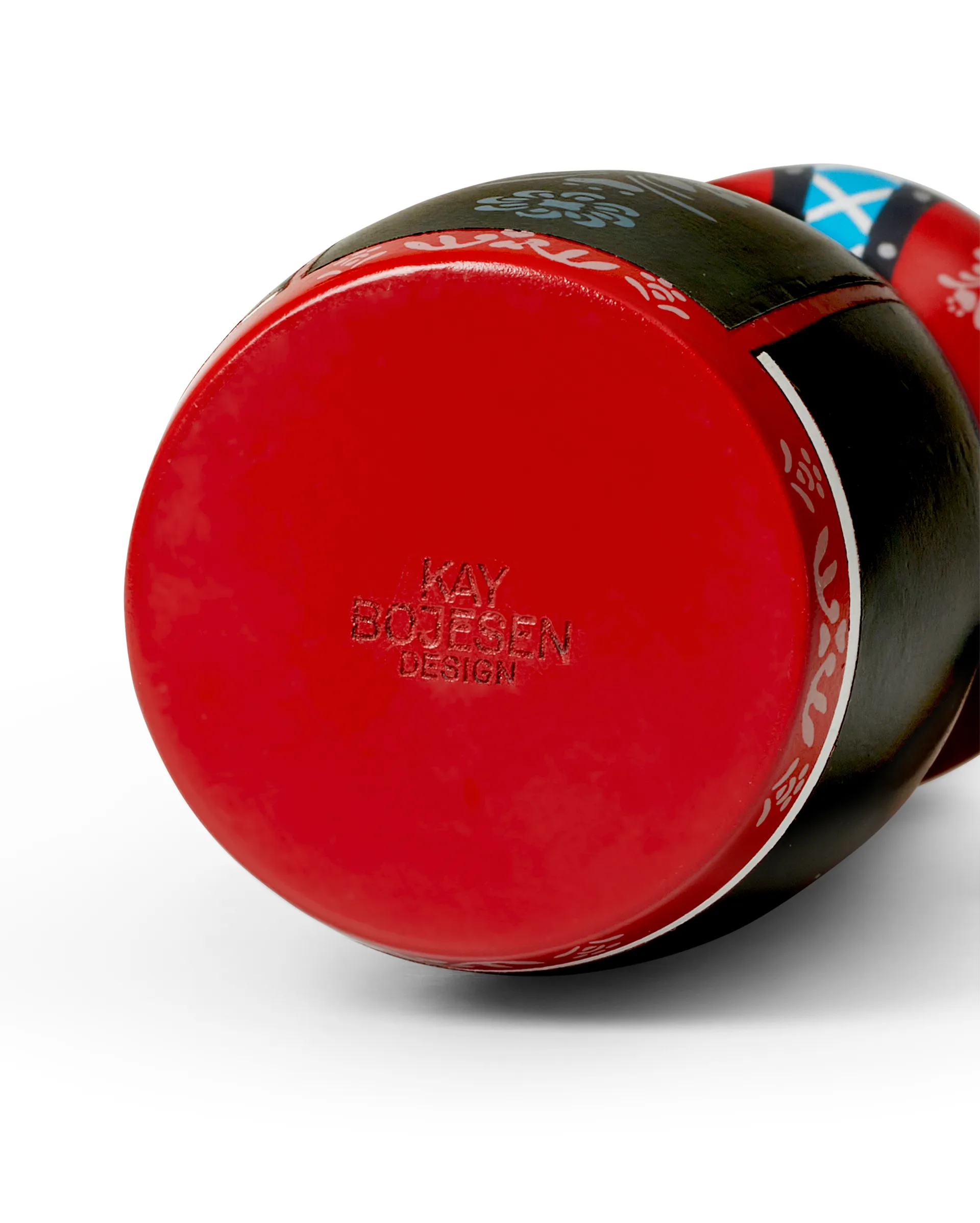 Kay Bojesen mulher em traje folclórico norueguês, Preto-vermelho-branco Kay Bojesen Denmark