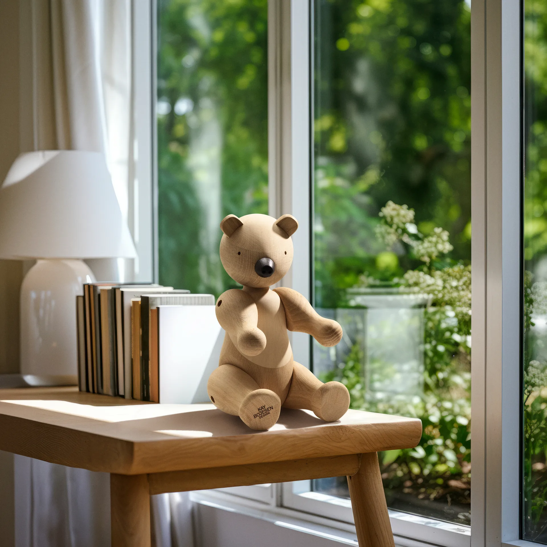 Kay Bojesen urso de madeira grande, carvalho-ácer Kay Bojesen Denmark