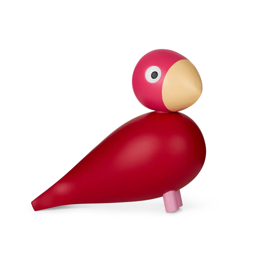 Kay Bojesen Year Bird 2024 pássaro Flora, Rosa Kay Bojesen Denmark