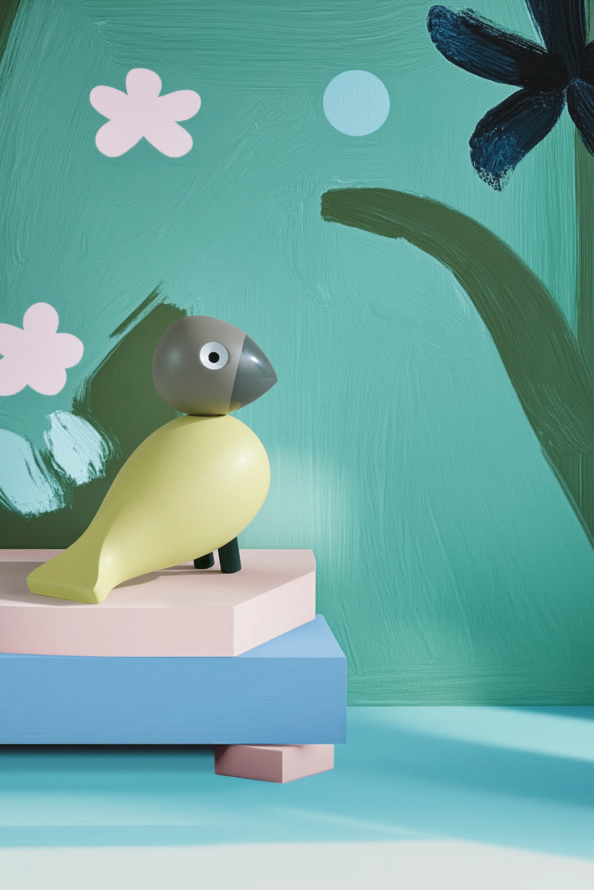 Kay Bojesen Year Bird 2025 Bella, Creme-cinza Kay Bojesen Denmark