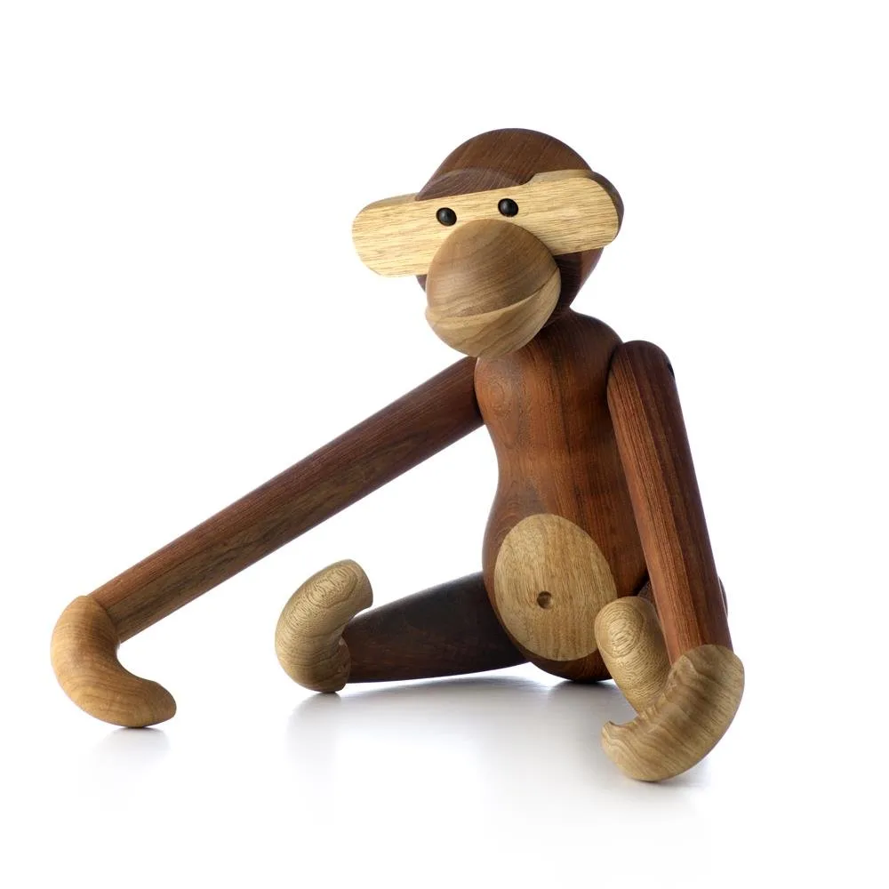 Macaco de madeira grande Kay Bojesen, wood Kay Bojesen Denmark