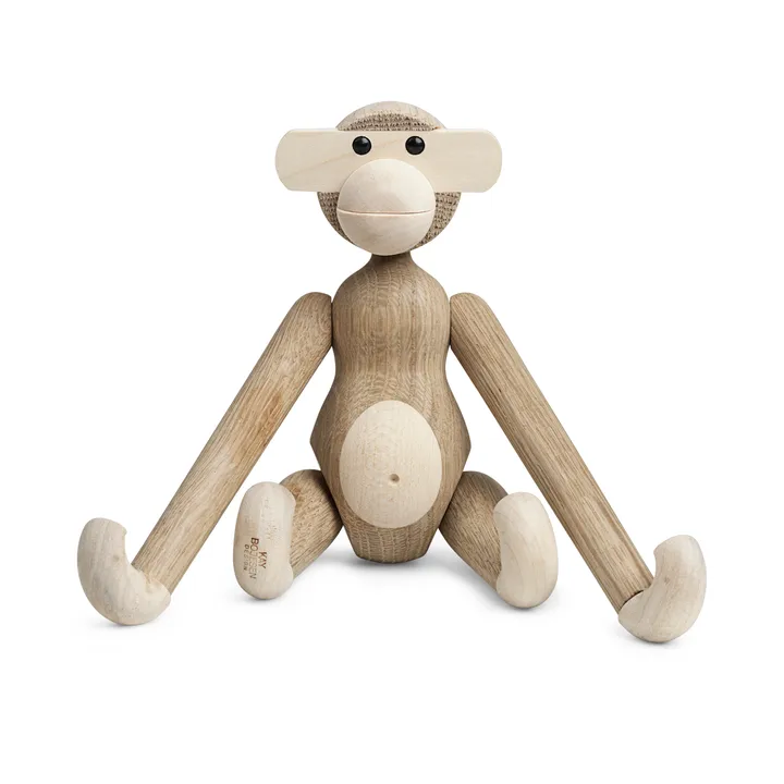 Macaco de madeira pequeno Kay Bojesen - carvalho e plátano sem tratamento, 20 cm - Kay Bojesen Denmark