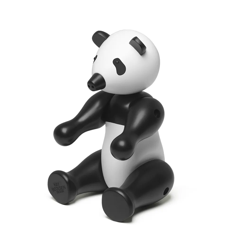 Panda WWF médio Kay Bojesen, preto e branco Kay Bojesen Denmark