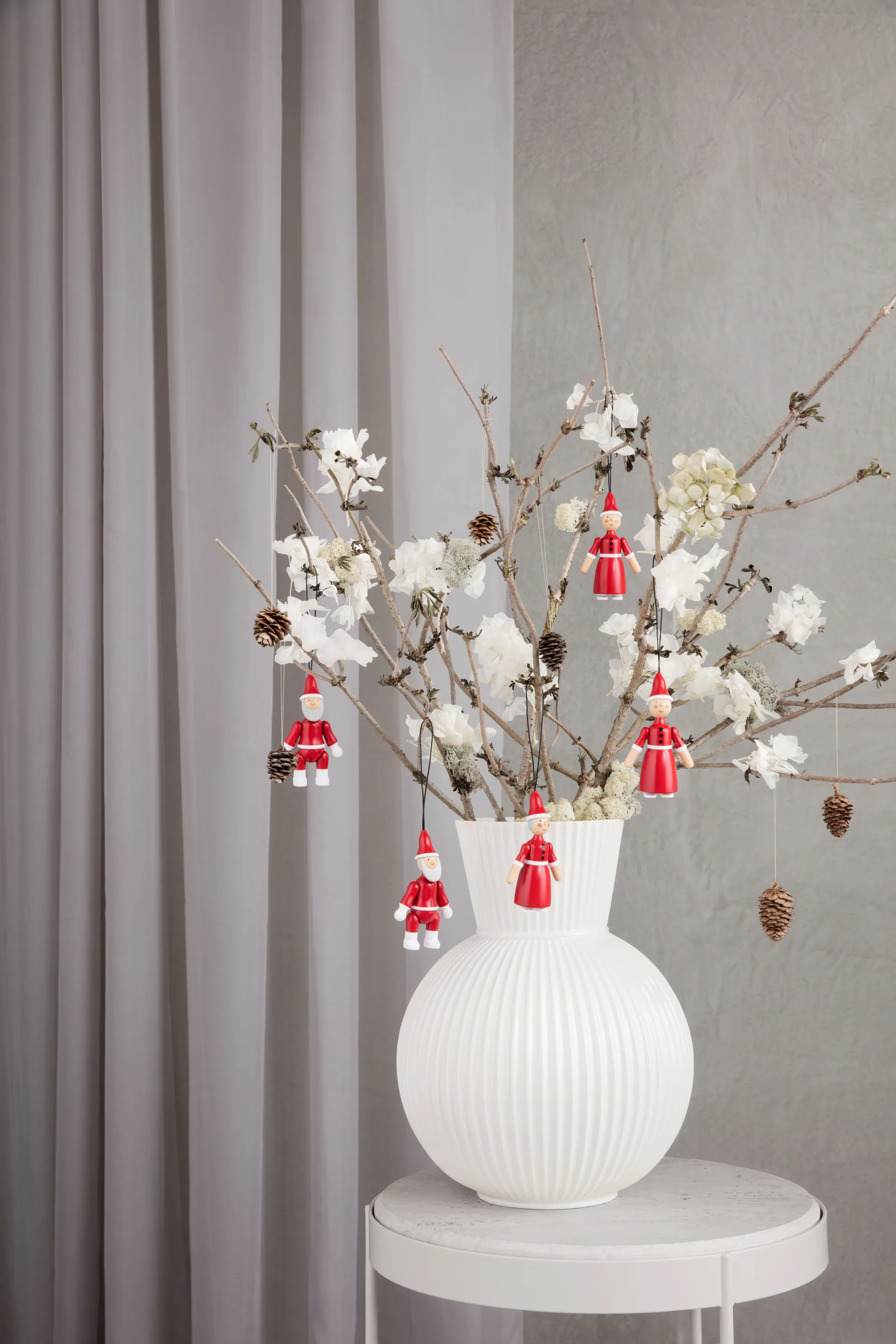 Papai Noel e Sra. Noel 10 cm, Vermelho Kay Bojesen Denmark